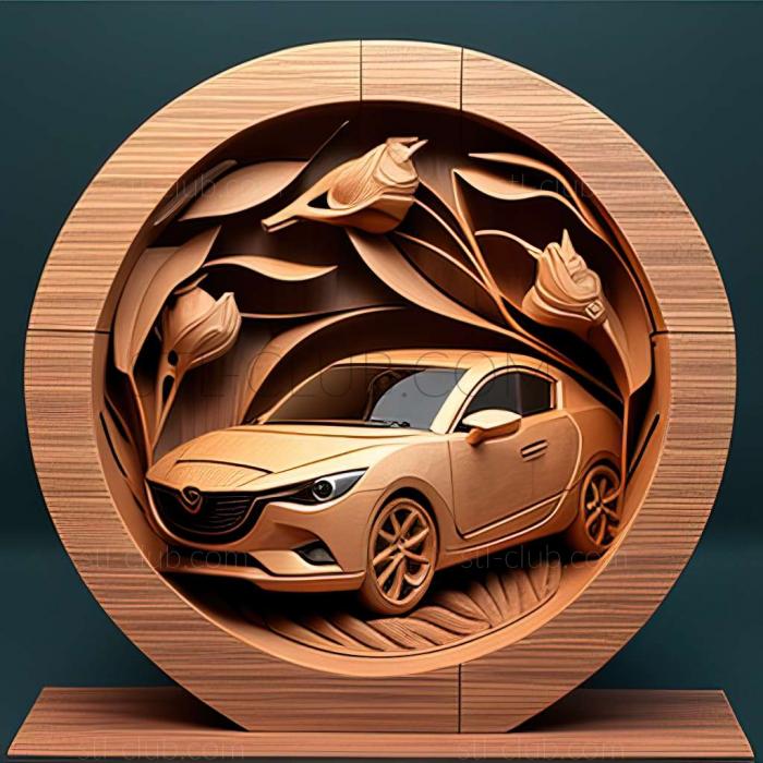3D мадэль Mazda3 (STL)